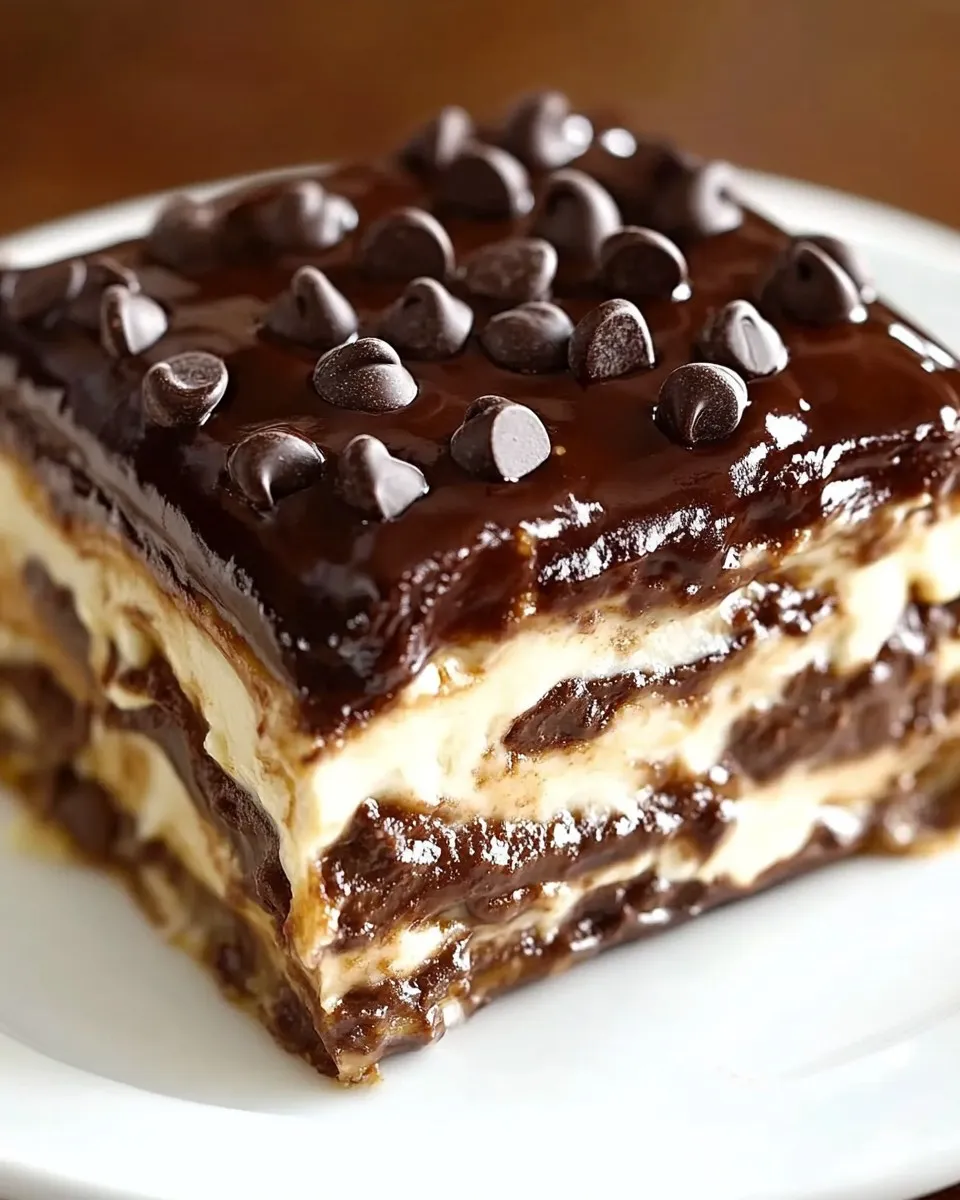 Leniwej Synowej". W ciasto wpleciony jest chocolate.